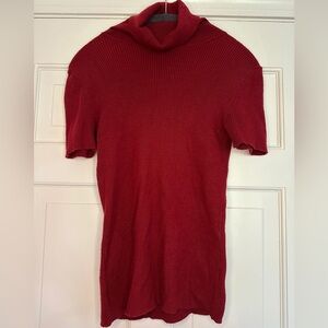 Michael Kors Women’s Turtleneck Sweater in Rich Red